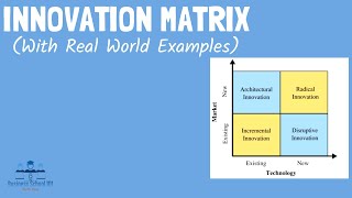 Innovation Matrix Incremental Disruptive Architectural Radical  From A Business Professor [upl. by Releyks271]