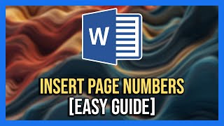 How To Insert Page Number in Word from Specific Page  Full Guide [upl. by Season]