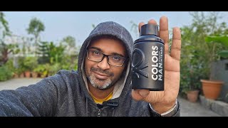 United Colors de Benetton Man Black Intenso Fragrance 2021 [upl. by Atnauqahs708]