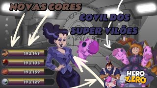 Atualização SECRETA🔧e COVIL dos SUPER VILÕES  HERO ZERO [upl. by Hakim]