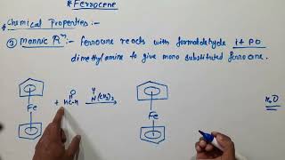 Ferrocene  preparation properties amp aromaticity [upl. by Alol16]