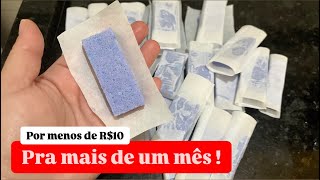 PASTILHAS SANITÁRIAS PRA MAIS DE UM MÊS Com apenas 2 INGREDIENTES [upl. by Dela]