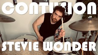 Contusion  Stevie Wonder Drum Cover [upl. by Kessiah]