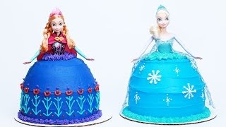 HOW TO MAKE A DISNEY PRINCESS SISTERS CAKE  NERDY NUMMIES [upl. by Ulane]