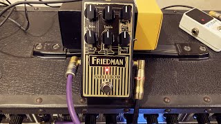 Friedman Smallbox overdrive pedal  Roland JC120 Soundcheckジャズコでタメシビキ！ [upl. by Lorene]