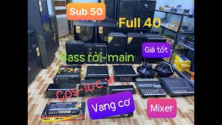 đã bán hếtThanh lý main mixer lọc xì cossover bass rời coil 75 sub 50 full 40 vang cơ [upl. by Ailecnarf]