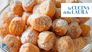 Dolci di Carnevale  LE CASTAGNOLE ROMAGNOLE  La Cucina della Laura [upl. by Truk]