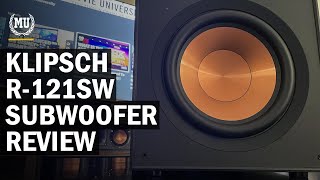 Klipsch R121SW Subwoofer Review  Klipsch R121SW vs Polk PSW10  Are Klipsch Speakers Worth It [upl. by Aksehcnarf]