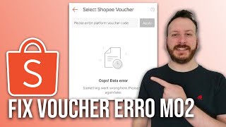 How To Fix Shopee Voucher Error M02  Step By Step [upl. by Ellennej]