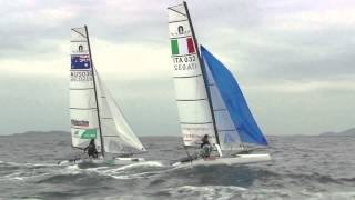 Le Nacra 17 à Hyères pour la Sailing World Cup [upl. by Anneuq896]