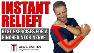 INSTANT RELIEF  How to Treat A Pinched Neck Nerve  Physical Therapy Exercises [upl. by Kistner]