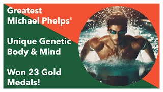 Greatest Michael Phelps Unique Genetic Body amp Mind Won 23 Gold Medals [upl. by Ainad280]