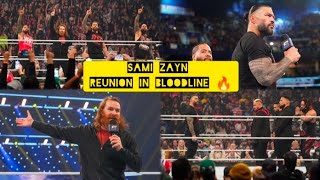 Sami Zayn Saved Roman Reigns amp his Reunion in Bloodline 🔥 wwe trending wrestling youtube shorts [upl. by Asiulairam]