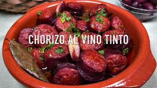 Chorizo al Vino Tinto  Cocina Con Fujita [upl. by Anni]