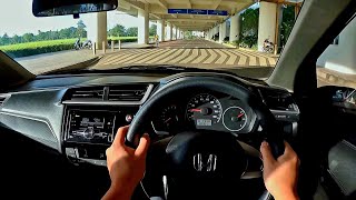 Driving POV HONDA NEW BRIO SATYA 12 E CVT 2023  Test Drive Acceleration amp Handling Kota amp Tol ASMR [upl. by Afira]