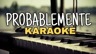 Probablemente  Christian Nodal ft David Bisbal  Karaoke Acustico [upl. by Fulbright]