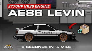 Pixel Car Racer  Toyota AE86 Levin Tune [upl. by Dygal]