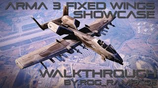 ARMA3 Fixed Wings Showcase Walkthrough With Captions For The Beginners [upl. by Cassie]