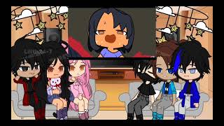 Aphmau Crew reacts to quotAphmau 2018 Funny Moments Compilationquot [upl. by Furnary]