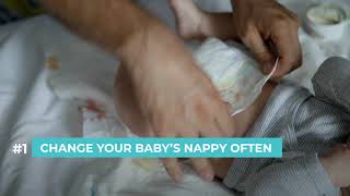 6 steps to prevent nappy rash  Ad content for Pampers [upl. by Killion]