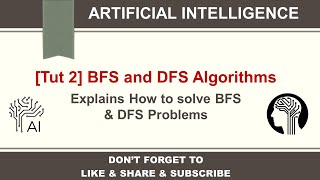 AI  Tutorial 2 BFS and DFS Algorithms [upl. by Ellissa]