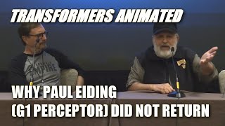 G1 Voice Actor Paul Eiding on Why He Didnt Return as Perceptor for Transformers Animated [upl. by Bonilla]