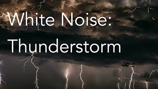 Thunderstorm Sounds for Relaxing Focus or Deep Sleep  Nature White Noise  8 Hour Video [upl. by Yort]