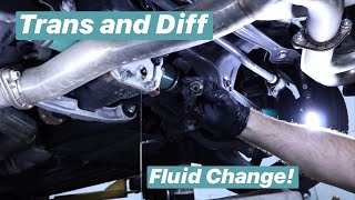 Transmission and Differential Fluid Change 2017 WRX STI [upl. by Gussi907]