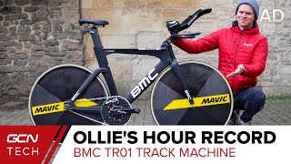 Ollies Hour Record BMC TR01 Track Machine  GCN Presenter Bike [upl. by Anuahsal]