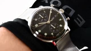 Junghans Max Bill Chronoscope 027450045 [upl. by Yngad]