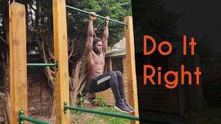 Hanging Leg Raises  For STRONG DEFINED ABS [upl. by Ancell]