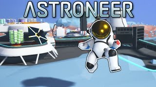 Starting the Base  Astroneer Ep1  Release Gameplay [upl. by Rebe238]