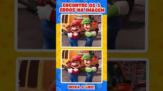 🍄 Encontre os erros 3  Super Mario Bros  Quiz quiz mario 7erros [upl. by Aleiram]