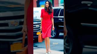 Beautiful Amal Clooney see what stylish looks like [upl. by Adnovoj]