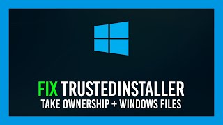 Windows Fix TrustedInstaller  Take ownership amp Deleting old Windows files [upl. by Slrahc]