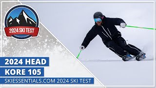 2024 Head Kore 105  SkiEssentialscom Ski Test [upl. by Ellenig]