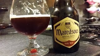 Maredsous Brune Bruin Abbaye Abdij  Belgian Craft Beer Review [upl. by Norbert695]