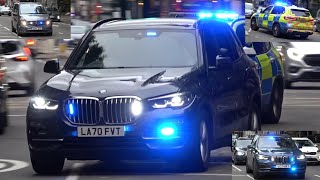 FIREARMS RESPONSE Huge Armed Police response from British Transport amp Metropolitan Police forces [upl. by Eemyaj]