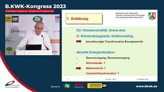 Der Weg zu einem neuen flexiblen Strommarktsystem BKWKKongress 2023 [upl. by Bean]