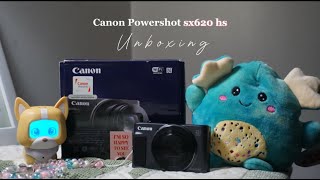 canon powershot sx620 hs unboxing ☁︎ ༊·˚ [upl. by Melisande]