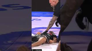 First ever KO in Combat JiuJitsu History 🔥 action cjj jiujitsu ufcfightpass KO Knockout [upl. by Enyalahs]