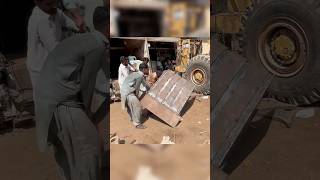 Excavator new bucket Tacking with hand and welding shorts welding [upl. by Larson505]