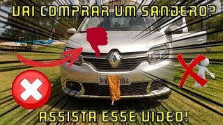 Pontos NEGATIVOS do SANDERO 2015 16 I ASSISTA ANTES DE COMPRAR I OPINIÃO DE DONO [upl. by Anpas]