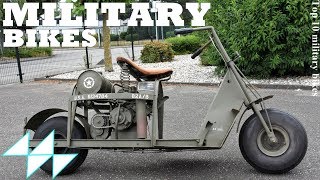 10 อันดับมอเตอร์ไซค์ทางการทหาร  Top 10 military bikes [upl. by Nylg436]