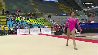 Sunisa Lee  Floor United States  2018 Pacific Rim Championships [upl. by Adnawyt]