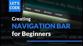 Creating a Basic navigationbar navbar menubar  Using Only html and css3 [upl. by Clawson869]