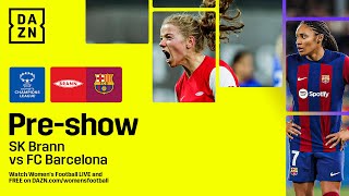 SK BRANN VS FC BARCELONA  UEFA WOMENS CHAMPIONS LEAGUE QUARTERFINAL FIRST LEG PREVIEW SHOW [upl. by Illib12]