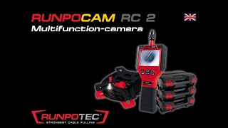 RUNPOTEC RUNPOCAM RC2 Multifunctioninspectioncamera [upl. by Haduhey]