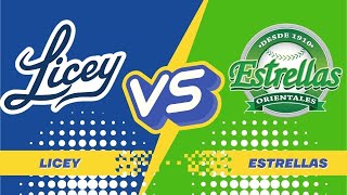 TIGRES DEL LICEY VS ESTRELLAS ORIENTALES  25 DE NOVIEMBRE 2024  LACHERCHA [upl. by Olivie]