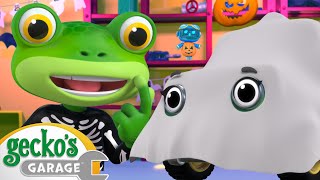 Geckos Spooky Halloween Song Whos The Ghost  Geckos Garage  Truck Cartoons For Kids [upl. by Eustashe729]